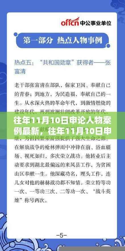 往年11月10日申论人物案例解析指南,最新案例与步骤解析