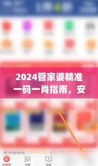 2024管家婆精准一码一肖指南,安全解码技巧_简易版JQK417.08