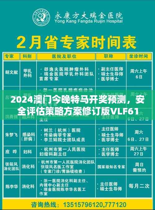 2024澳门今晚特马开奖预测,安全评估策略方案修订版VLF61.5