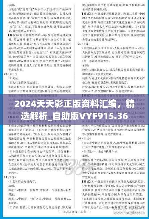 2024天天彩正版资料汇编,精选解析_自助版VYF915.36