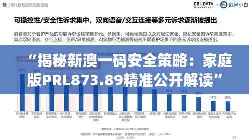 “揭秘新澳一码安全策略：家庭版PRL873.89精准公开解读”