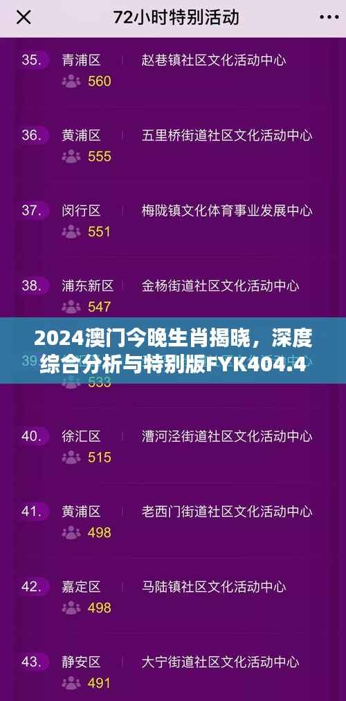 2024澳门今晚生肖揭晓，深度综合分析与特别版FYK404.47