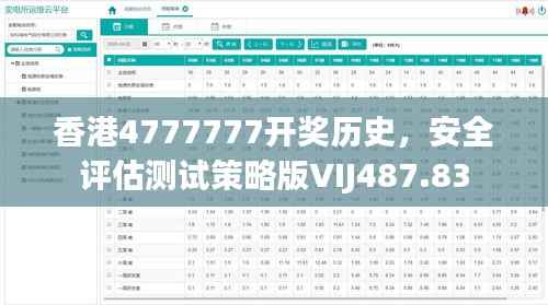 香港4777777开奖历史,安全评估测试策略版VIJ487.83